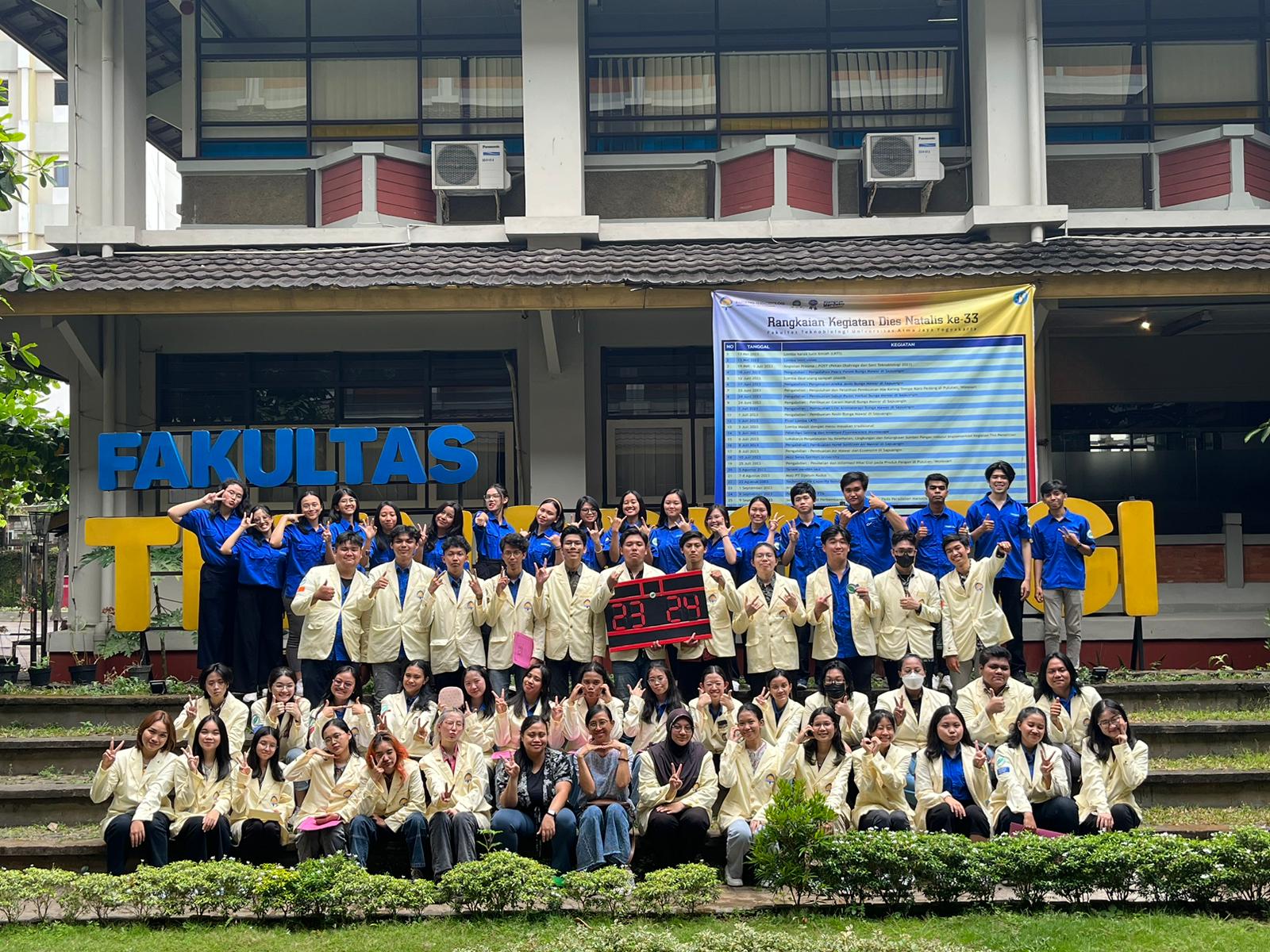 Serah Terima Jabatan dan Pelantikan Pengurus Presidium Mahasiswa FTb UAJY Periode 2023/2024