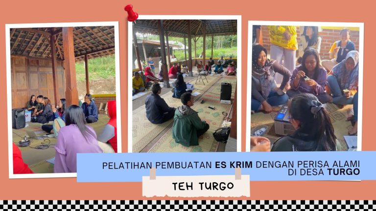 Kekhasan Teh Turgo dalam Inovasi Es Krim: Pelatihan Pembuatan Es Krim dengan Perisa Alami Teh Turgo, di Desa Turgo 