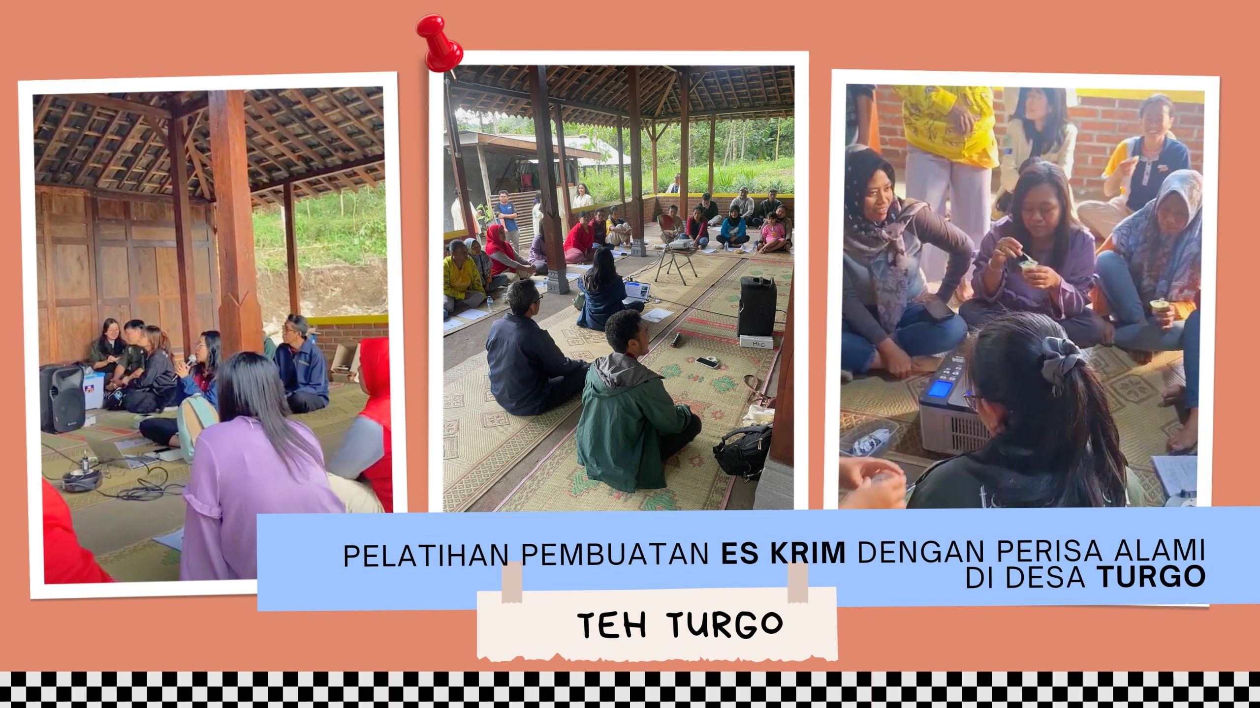 Kekhasan Teh Turgo dalam Inovasi Es Krim: Pelatihan Pembuatan Es Krim dengan Perisa Alami Teh Turgo, di Desa Turgo 