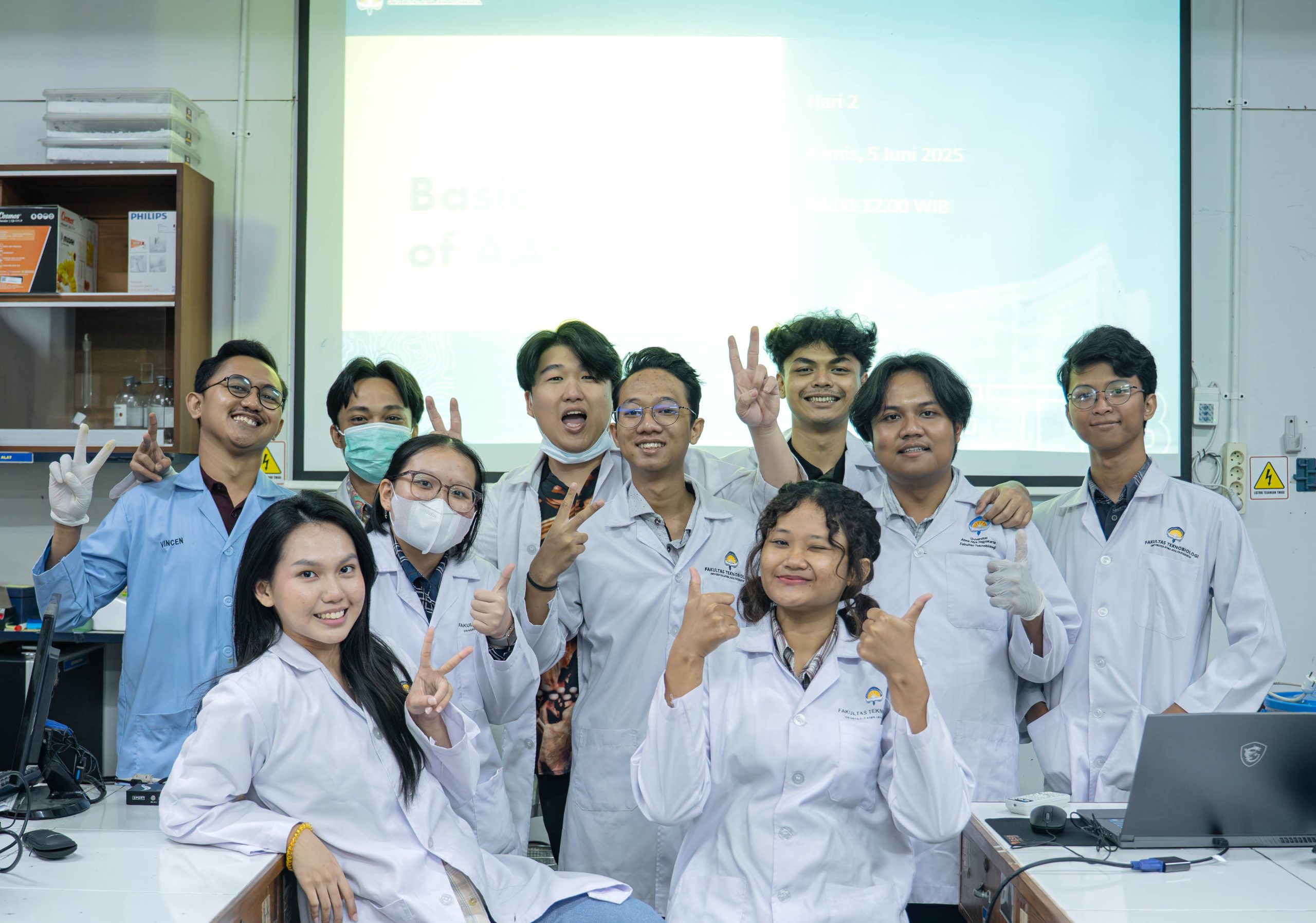 FTb UAJY Perkuat Kompetensi Mahasiswa Lewat Pelatihan Atomic Absorption Spectrophotometry (AAS)